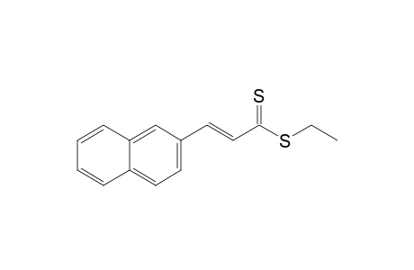 Ethyl (E)- 3-(2-naphthyl)propenedithioate