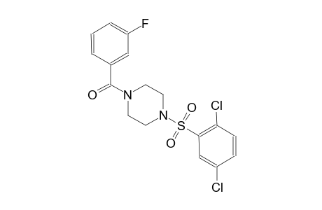 piperazine, 1-[(2,5-dichlorophenyl)sulfonyl]-4-(3-fluorobenzoyl)-