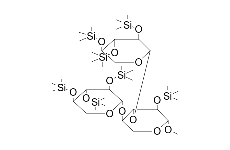 METHYL 2-O-TRIMETHYLSILYL-3',4'-DI-O-(2,3,4-TRI-O-TRIMETHYLSILYL-BETA-D-XYLOPYRANOSYL)-BETA-D-XYLOPYRANOSIDE