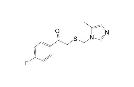 1-{[(4'-Fluorobenzoyl)methyl}thiomethyl]-5-methyl-1H- imidazole