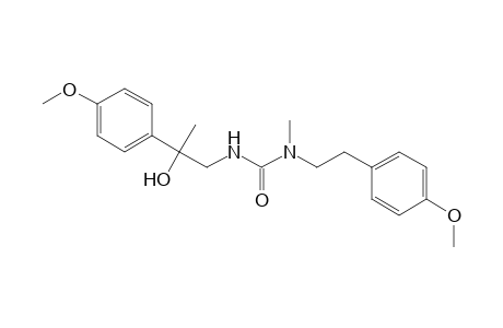 N'-[2-Hydroxy-2-(4-methoxyphenyl)propyl]-N-[2-(4-methoxyphenyl)ethyl]-N-methylurea