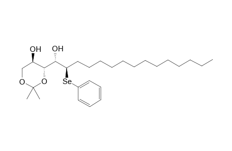 (1'S,2'R/S,4R,5R)-4-(1-Hydroxy-2-phenylselenylpentadecanyl)-2,2-dimethyl[1,3]dioxan-5-ol