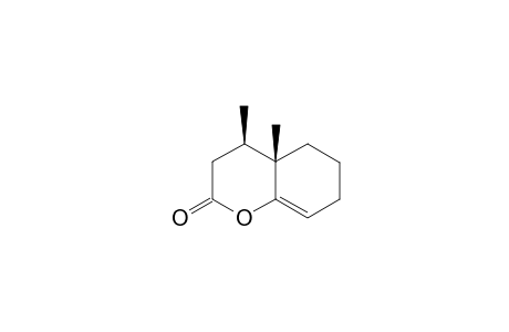 4,4a-Dimethyl-3,4,4a,5,6,7-hexahydrobenzopyran-2(H)-one