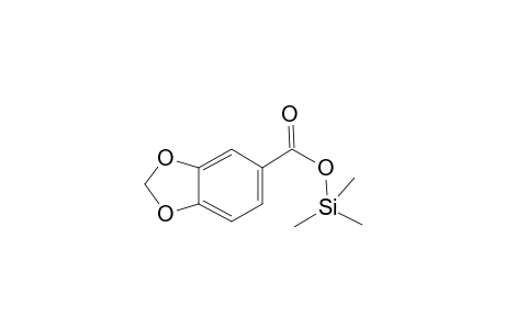 3,4-Methylenedioxybenzoic acid TMS