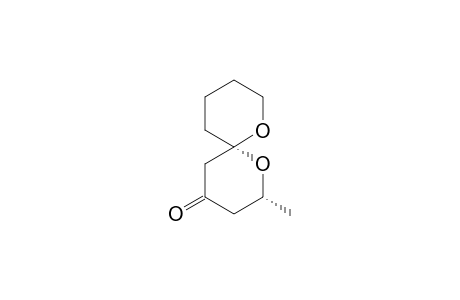 (2R,6S)-2-Methyl-1,7-dioxaspiro[5.5]undecan-4-one