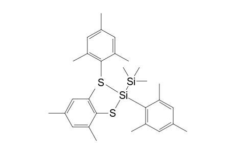 1,1-Bis(mesitylthio)-1-mesityl-2,2,2-trimethyldisilane