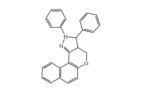 2,3-diphenyl-2,3,3a,4-tetrahydronaphtho[1',2':5,6]pyrano[4,3-c]pyrazole