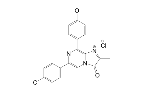 2-METHYL-6,8-BIS-(4'-HYDROXYPHENYL)-3,7-DIHYDROIMIDAZOLO-[1,2-A]-PYRAZIN-3-ONE