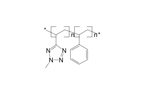 Poly(2-methyl-5-vinyltetrazole-co-styrene)
