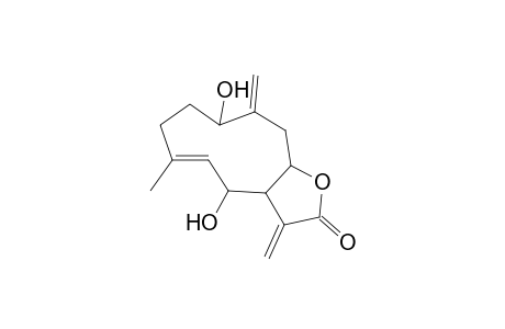 3H-Cyclodeca[b]furan-2-one, 4,9-dihydroxy-6-methyl-3,10-dimethylene-3a,4,7,8,9,10,11,11a-octahydro-