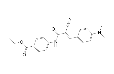 ethyl 4-({(2E)-2-cyano-3-[4-(dimethylamino)phenyl]-2-propenoyl}amino)benzoate