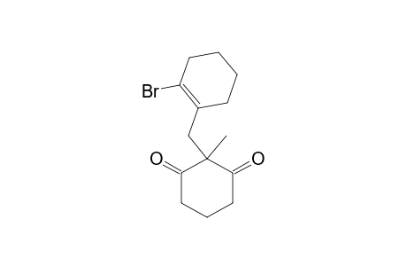 2-(2'-Bromo-1'-cyclohexenylmethyl)-2-methylcyclohexane-1,3-dione