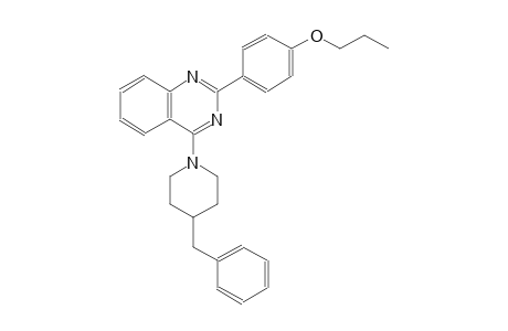 4-[4-(4-benzyl-1-piperidinyl)-2-quinazolinyl]phenyl propyl ether