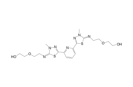 2,2'-(2,6-Pyridodiyl)bis{4,5-dihydro-5-[2-(2'-hydroxyethoxy)ethylimino]-4-methyl-1,3,4-thiadiazole}