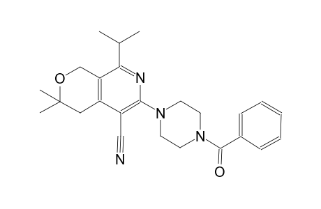 1H-pyrano[3,4-c]pyridine-5-carbonitrile, 6-(4-benzoyl-1-piperazinyl)-3,4-dihydro-3,3-dimethyl-8-(1-methylethyl)-
