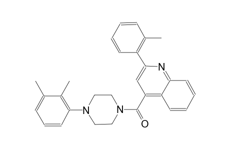 4-{[4-(2,3-dimethylphenyl)-1-piperazinyl]carbonyl}-2-(2-methylphenyl)quinoline