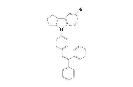 5-Bromo-2,3-dihydro-1(N)-[4'-(2'',2''-diphenylethenyl)phenyl]-cyclopenta[2,3-a]indole