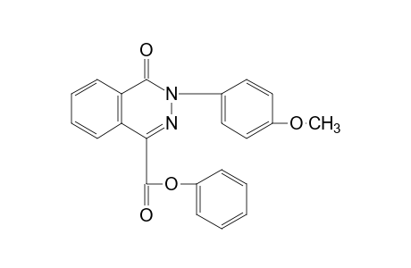 3,4-DIHYDRO-3-(p-METHOXYPHENYL)-4-OXO-1-PHTHALAZINECARBOXYLIC ACID, PHENYL ESTER