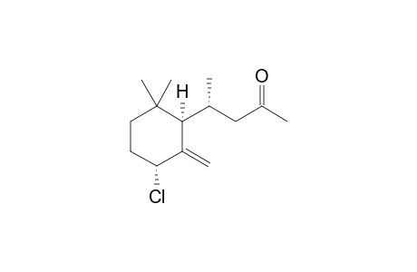 (R)-4-((1R,5R)-5-Chloro-2,2-dimethyl-6-methylene-cyclohexyl)-pentan-2-one