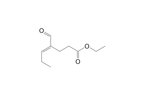 4-Heptenoic acid, 4-formyl-, ethyl ester, (E)-