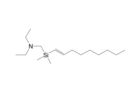 Ethanamine, N-[(dimethyl-1-nonenylsilyl)methyl]-N-ethyl-, (E)-
