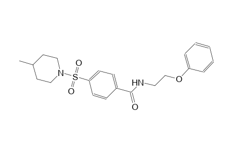 benzamide, 4-[(4-methyl-1-piperidinyl)sulfonyl]-N-(2-phenoxyethyl)-