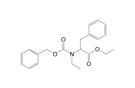 2-[carbobenzoxy(ethyl)amino]-3-phenyl-propionic acid ethyl ester