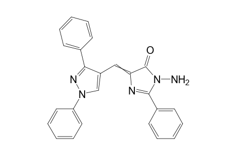 1-Amino-4-((1,3-diphenyl-1H-pyrazole-4-yl)methylene)-2-phenyl-1H-imidazol-5(4H)-one