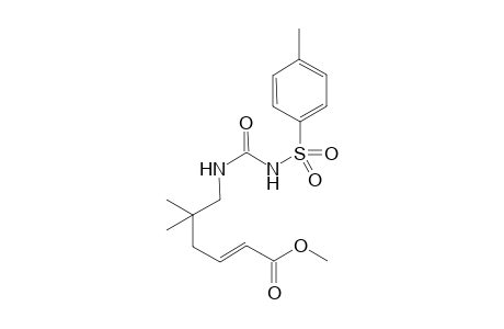 (E)-Methyl 5,5-dimethyl-6-(3-tosylureido)hex-2-enoate