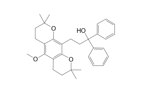 2H,6H-Benzo[1,2-b:5,4-b']dipyran-10-propanol, 3,4,7,8-tetrahydro-5-methoxy-2,2,8,8-tetramethyl-.alpha.,.alpha.-diphenyl-