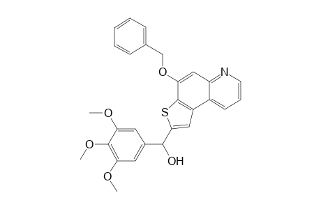 4-Benzyloxy-.alpha.-(3,4,5-trimethoxyphenyl)thieno[3,2-f]quinolin-2-methanol