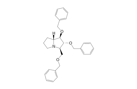 (1R,2R,3R,6R,7AR)-1,2-BIS-(BENZYLOXY)-3-(BENZYLOXYMETHYL)-HEXAHYDRO-1H-PYRROLIZINE