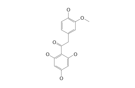 1-(2,4,6-TRIHYDROXYPHENYL)-2-(4-HYDROXY-3-METHOXYPHENYL)-ETHANONE