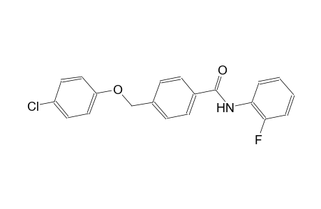 4-[(4-chlorophenoxy)methyl]-N-(2-fluorophenyl)benzamide