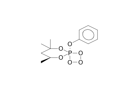 4-PHENOXY-4,4-(TRANS-1,1,3-TRIMETHYL-1,3-PROPYLENEDIOXY)TRIOXAPHOSPHETANE