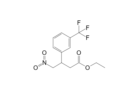 Ethyl 4-nitro-3-[3-(trifluoromethyl)phenyl]butanoate