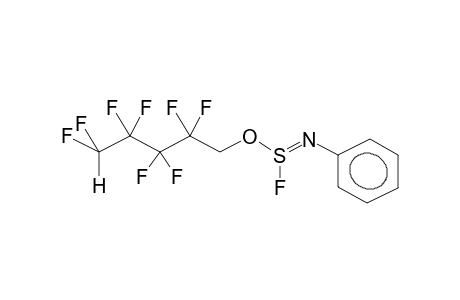 O-(1,1,5-TRIHYDROPERFLUOROPENTYL)-N-PHENYLIMINOSULPHUROUS ACID,FLUOROANHYDRIDE