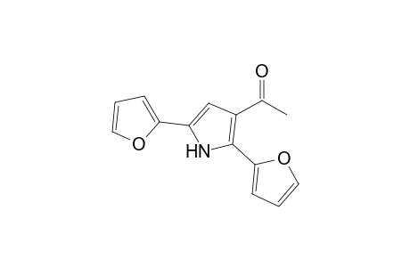 1-[2,5-bis(2-furanyl)-1H-pyrrol-3-yl]ethanone