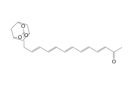(3E,5E,7E,9E,11E)-13-(2,4,10-Trioxa-adamant-3-yl)-trideca-3,5,7,9,11-pentaen-2-one