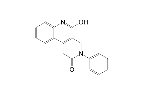 N-[(2-hydroxy-3-quinolinyl)methyl]-N-phenylacetamide