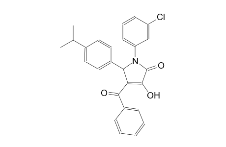 4-benzoyl-1-(3-chlorophenyl)-3-hydroxy-5-(4-isopropylphenyl)-1,5-dihydro-2H-pyrrol-2-one