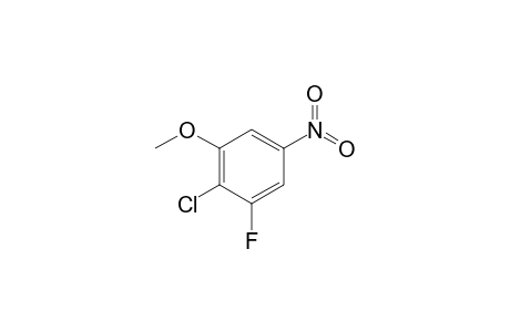 4-Chloro-3-fluoro-5-methoxynitrobenzene