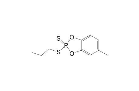 1,3,2-Benzodioxaphosphole, 5-methyl-2-(propylthio)-, 2-sulfide