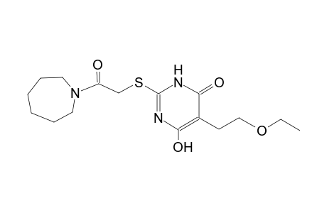 2-{[2-(1-azepanyl)-2-oxoethyl]sulfanyl}-5-(2-ethoxyethyl)-6-hydroxy-4(3H)-pyrimidinone
