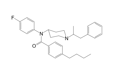 N-4-Fluorophenyl-N-[1-(1-phenylpropan-2-yl)piperidin-4-yl]-4-butylbenzamide