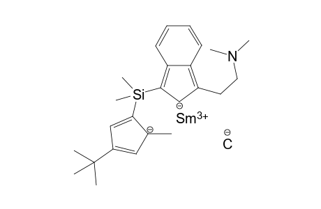 samarium(III) 1-((4-(tert-butyl)-2-methylcyclopenta-3,5-dien-2-ide-1-yl)dimethylsilyl)-3-(2-(dimethylamino)ethyl)-2H-inden-2-ide methanide