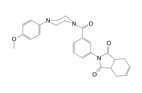 1H-isoindole-1,3(2H)-dione, 3a,4,7,7a-tetrahydro-2-[3-[[4-(4-methoxyphenyl)-1-piperazinyl]carbonyl]phenyl]-