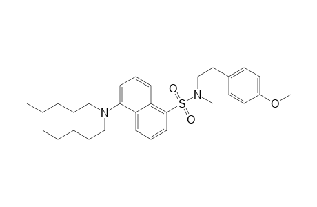 1-Naphthalenesulfonamide, 5-(dipentylamino)-N-[2-(4-methoxyphenyl)ethyl]-N-methyl-