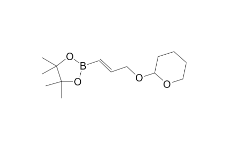 (E)-3-(Tetrahydro-2H-pyran-2-yloxy)-1-propenyboronic acid pinacol ester