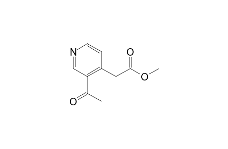 2-(3-acetyl-4-pyridinyl)acetic acid methyl ester